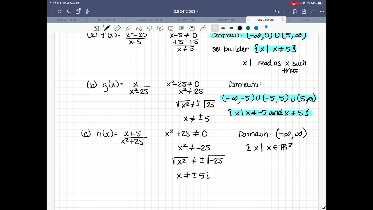 Section 3.6 - Rational Functions
