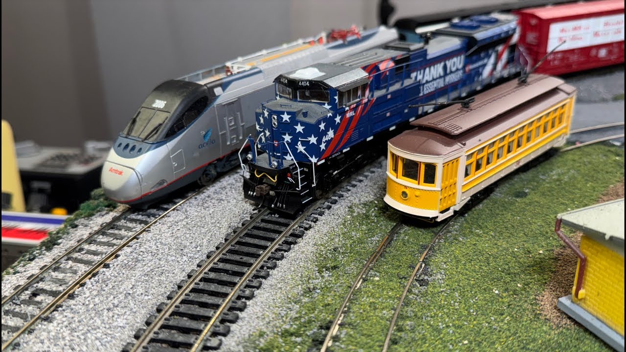 Running HO Trains on the ‘New’ Layout Live