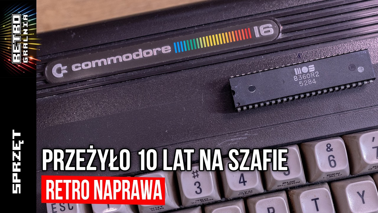 ⚙️ Naprawa Commodore 16 - Wymiana układu TED i zabezpieczenie przed ESD
