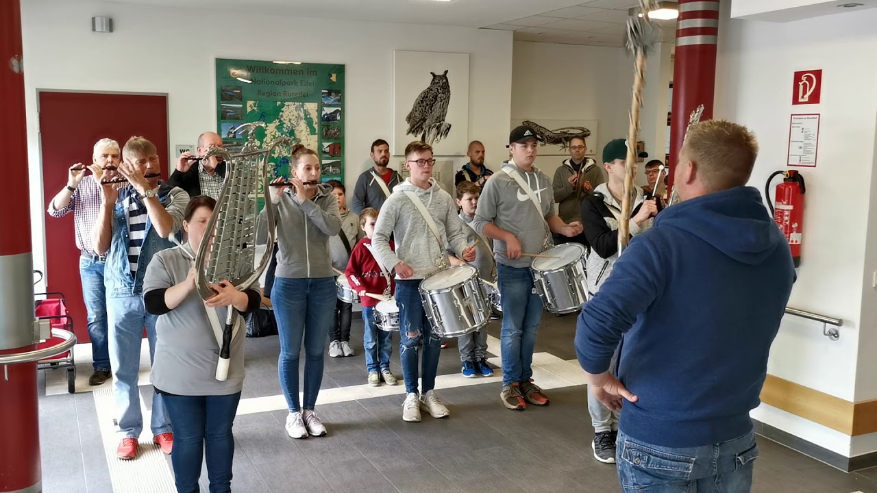 Probenwochenende 2019 Tambourcorps Glehn National Emblem