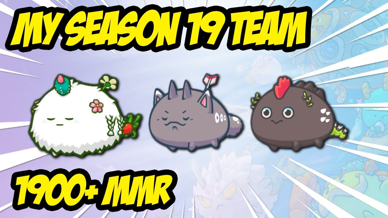 Axie Infinity Season 19 TEAM! PURE DAMAGE #AxieInfinity
