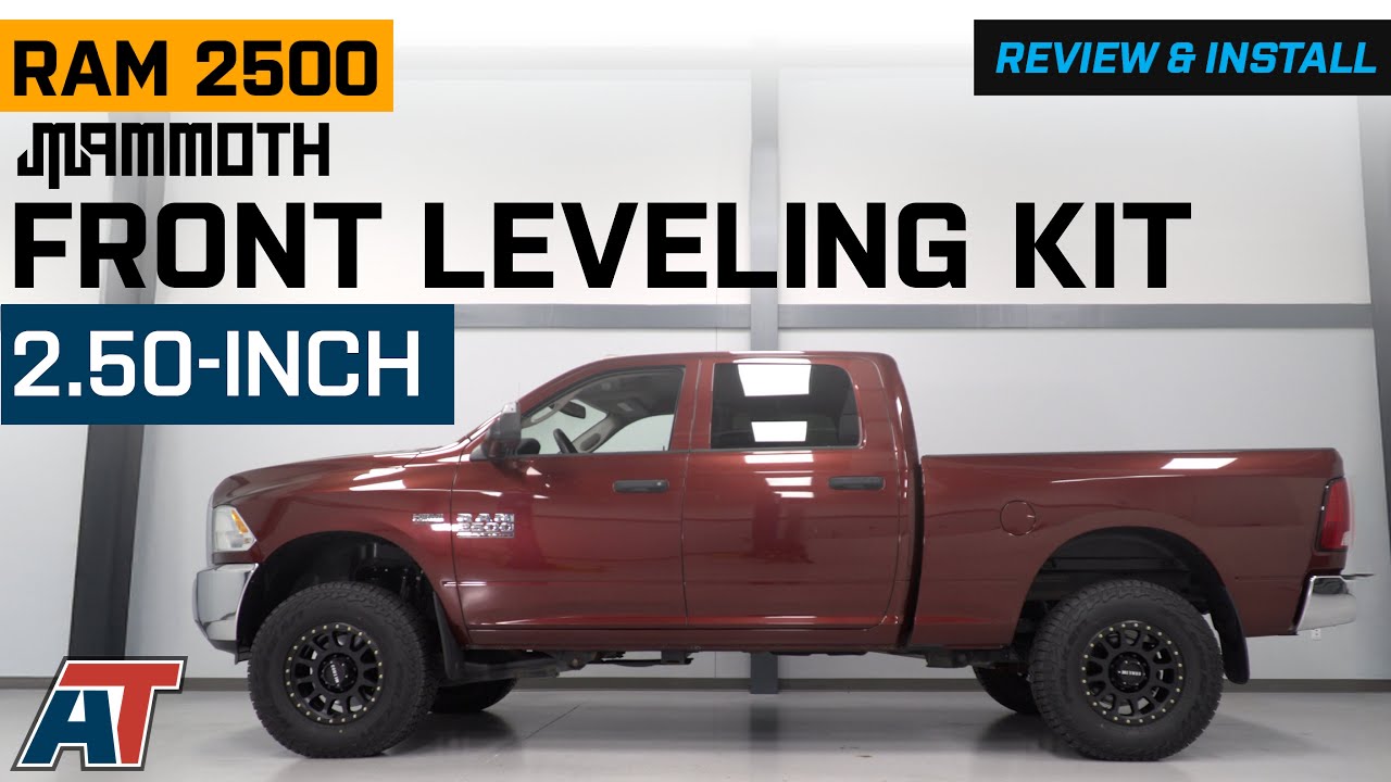 2014-2024 4WD RAM 2500 Mammoth 2.50-Inch Front Leveling Kit Review & Install