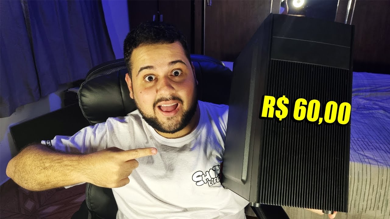 COMPREI UM PC POR R$ 60,00 E TENTEI RODAR JOGOS NELE!!!