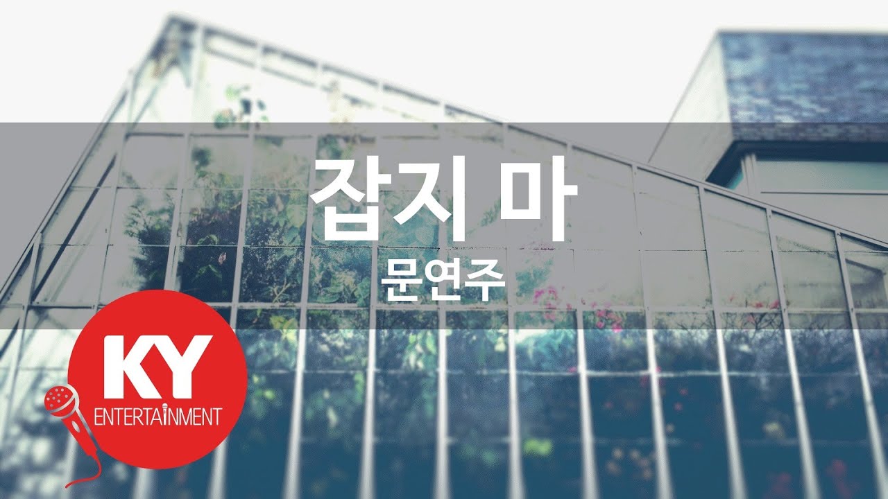 잡지 마 - 문연주 (KY.86328) [KY 금영노래방] / KY Karaoke