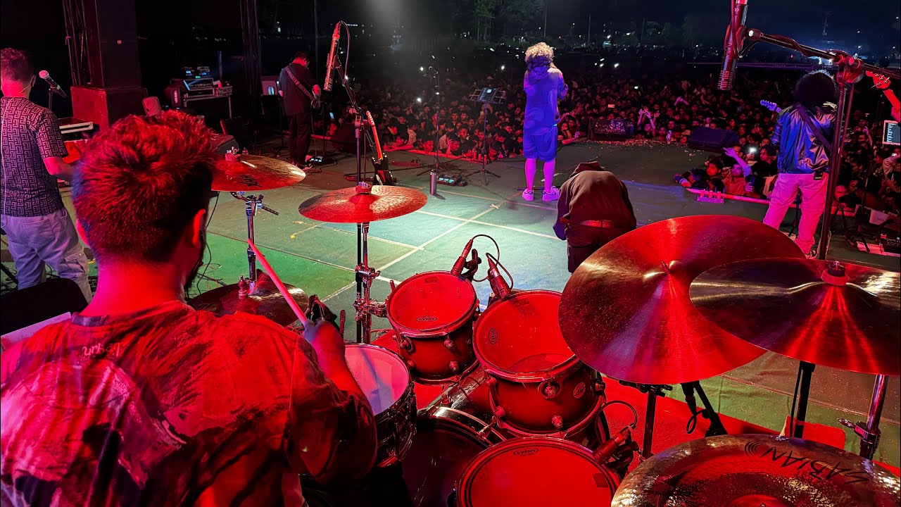 RAGHAV CHAITANYA live | DrumCam by Nawaz Hussain in Jorhat (J.E.C)
