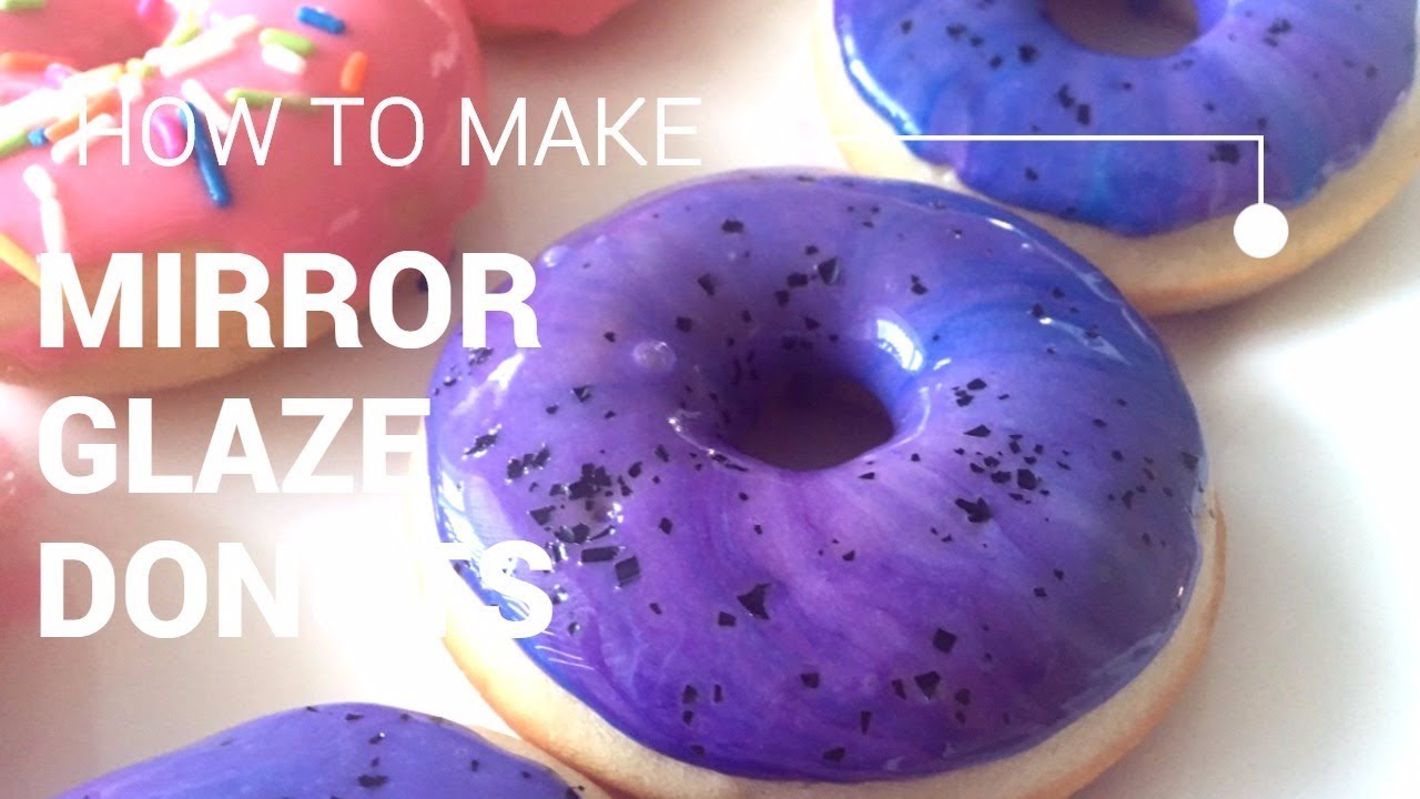 DIY Mirror Glaze Donut | How to make GALAXY donuts that are out of this world!