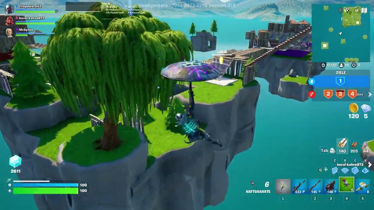 Fortnite Bedwars Gameplay PC Very Strong Win