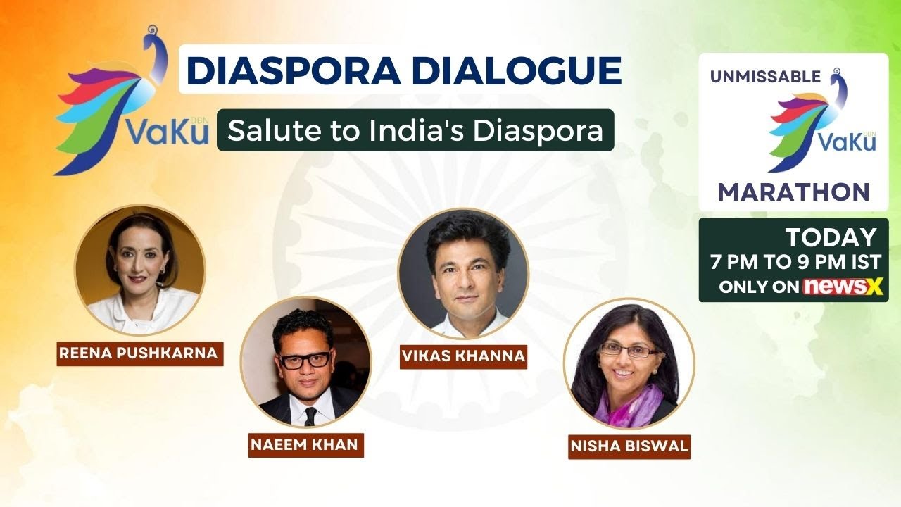 Salute to Indian Diaspora | VaKu Diaspora Dialogue Marathon Telecast |  Part 1 | NewsX