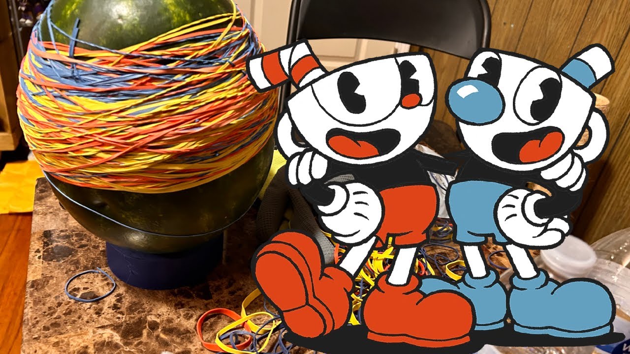 [SocksBX] EXPLODING WATERMELON vs CUPHEAD ft. Skullvolver & Soma_Akabayashi