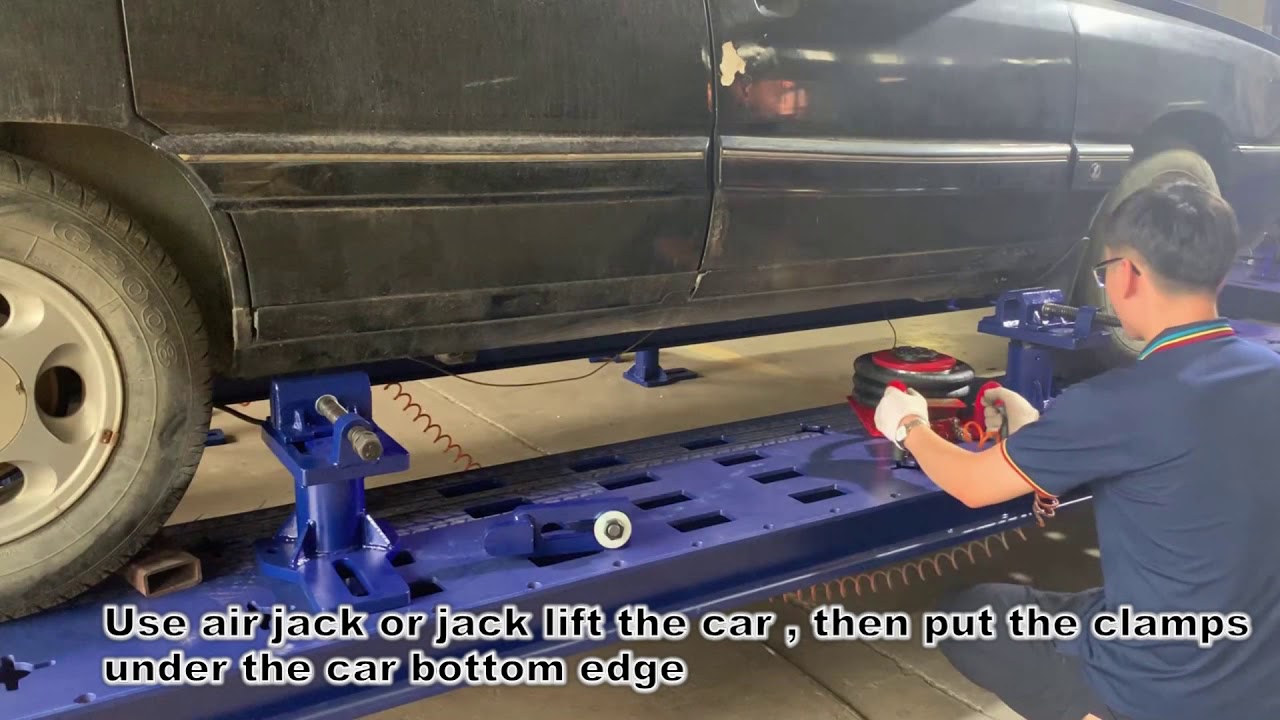 AUTO BODY FRAME MACHINE W 2N VIDEO