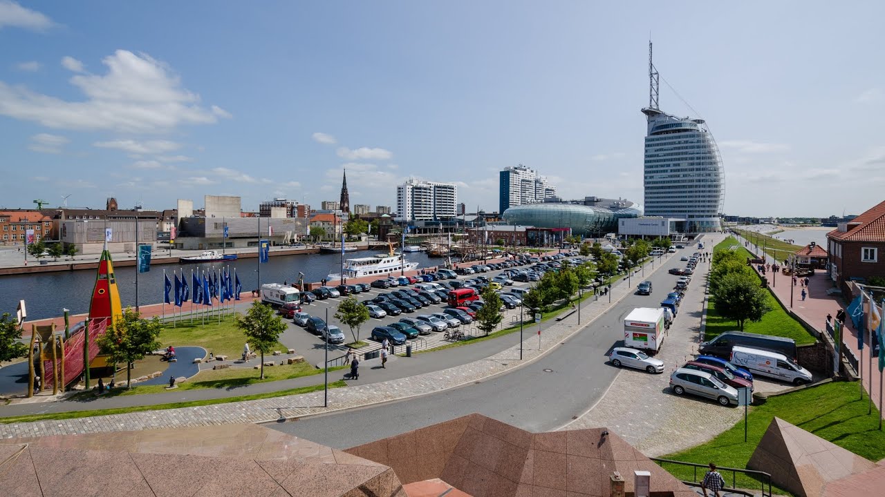 4K Entspannende Fahrt durch .Bremerhaven E-Scooter Tour #brmerhaven