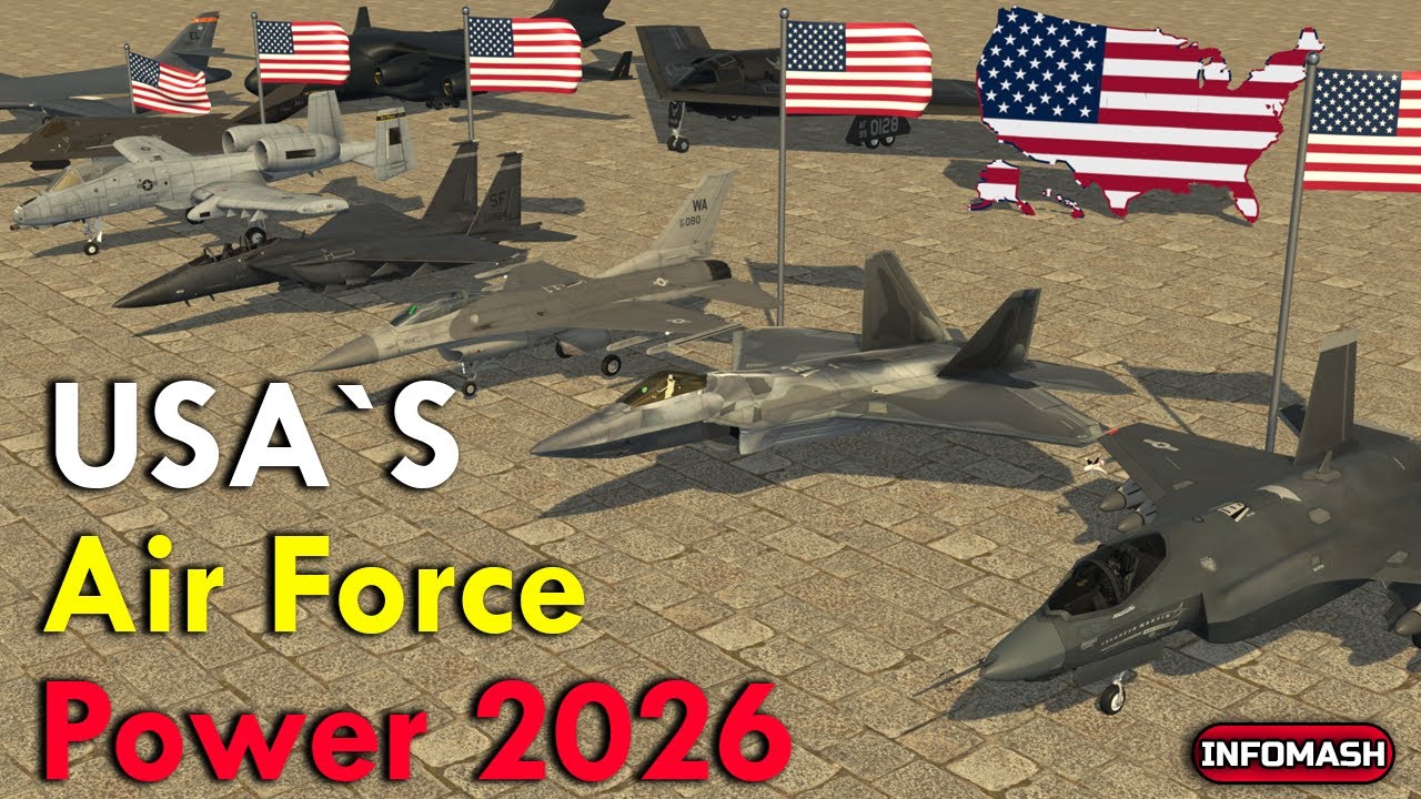 Воздушная мощь США 2026 &mdash; Обзор авиапарка ВВС США
