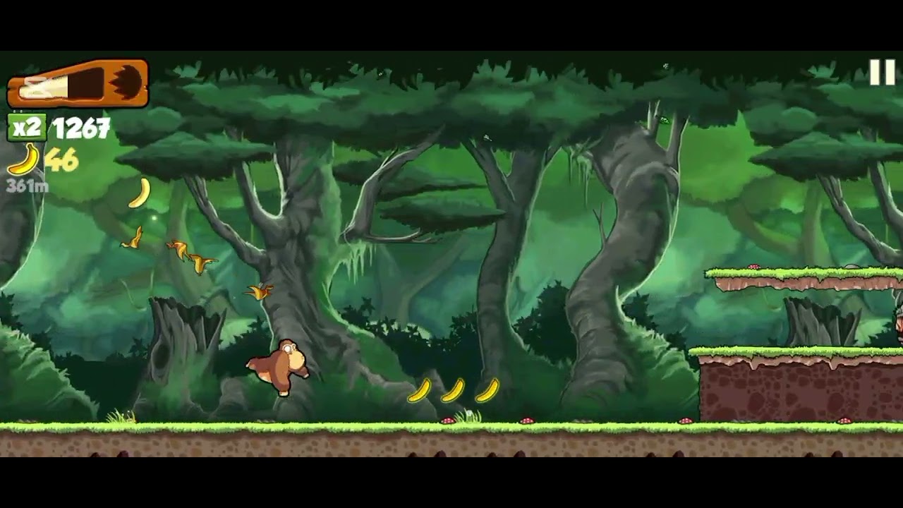 Jugando banana Kong por primera vez 