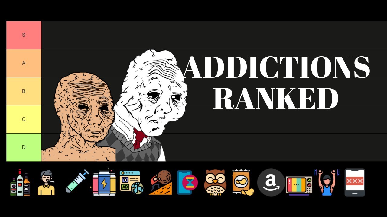 Addictions Tier List (Real)