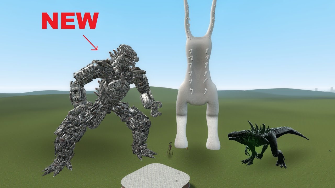 NEW MECHAGODZILLA NPC - GMOD-FIGHTS