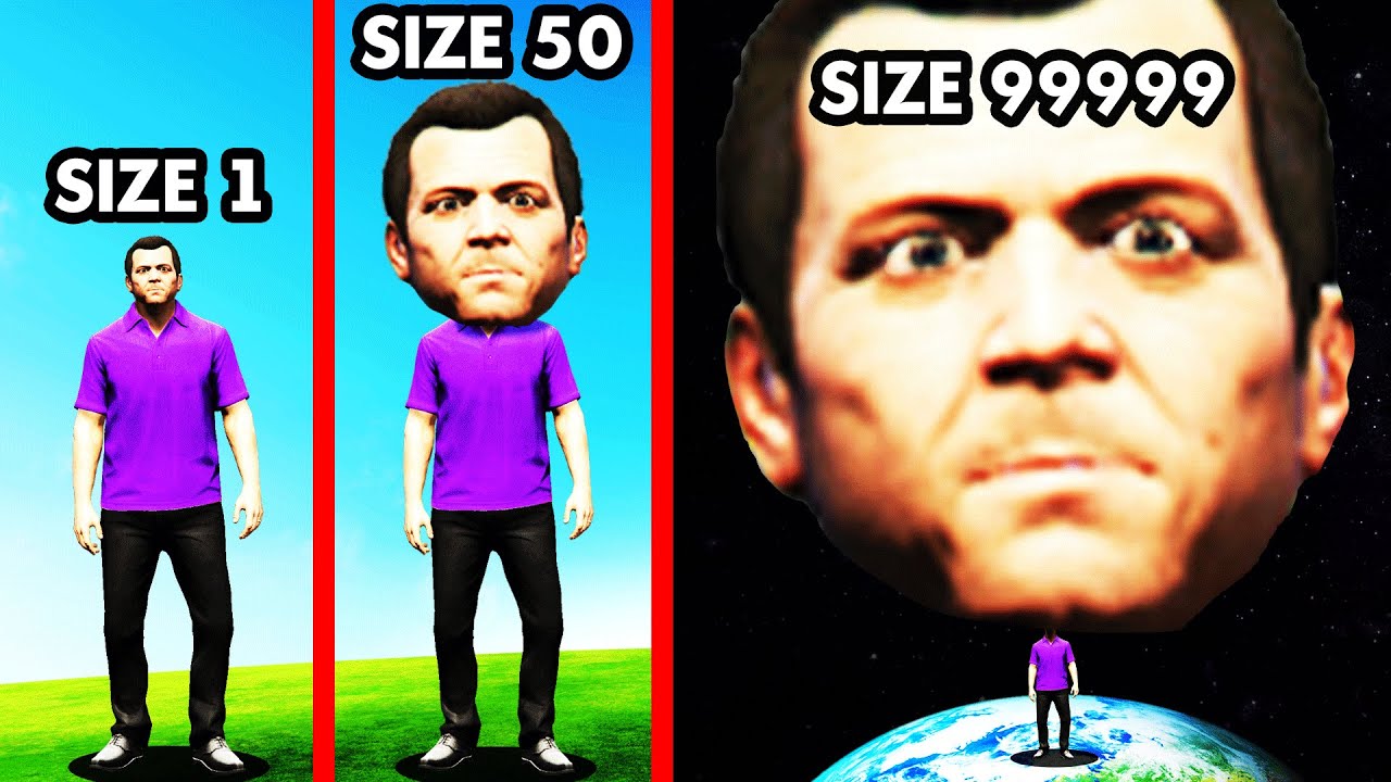 Growing WORLD'S BIGGEST HEAD In GTA 5