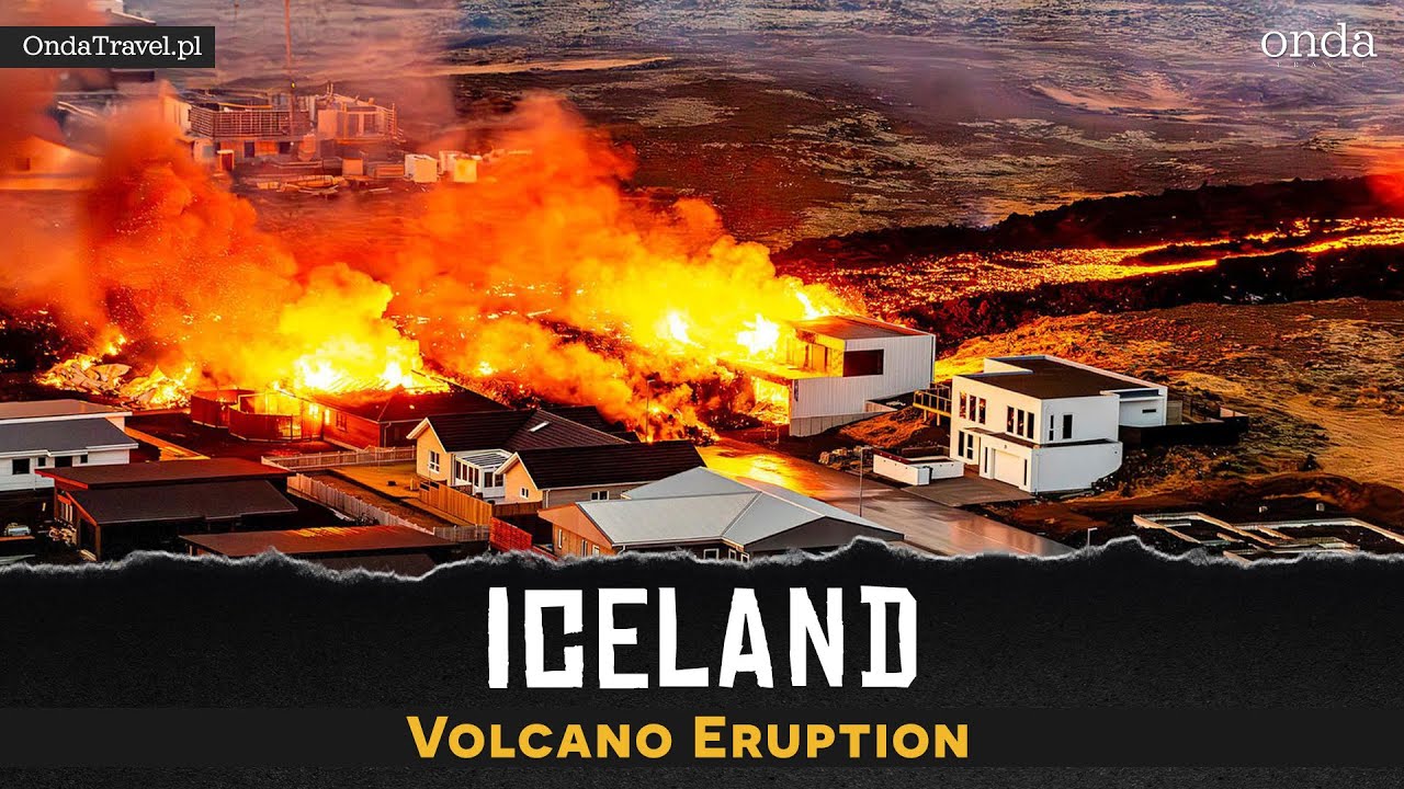 Wiadomości RUV Polski UPDATE 14:30 🛑 Iceland erupcja wulkanu  Hagafell Grindavik