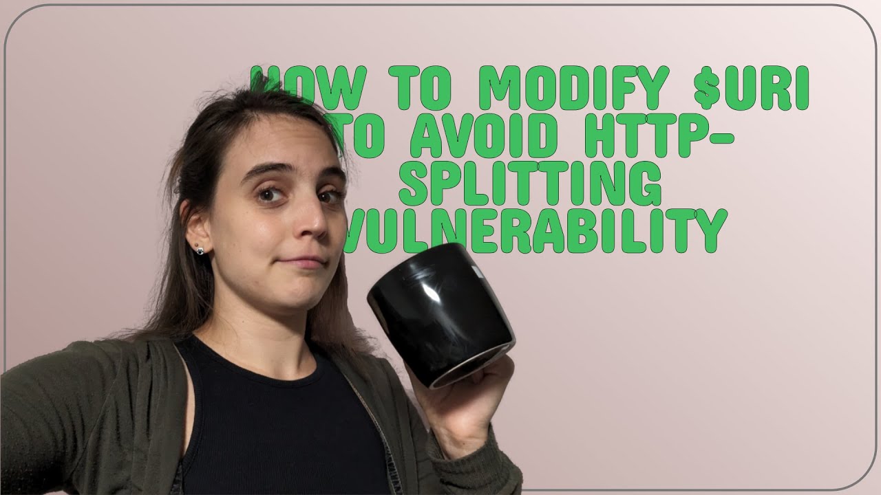 Webmasters: How to modify $uri to avoid HTTP-Splitting vulnerability