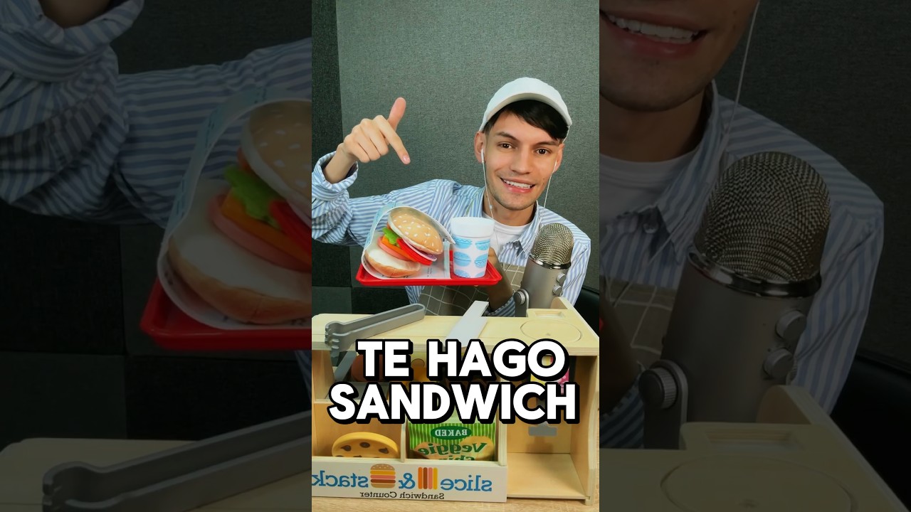 TE VENDO SANDWICH #asmr #shorts #asmrvideo #comedia