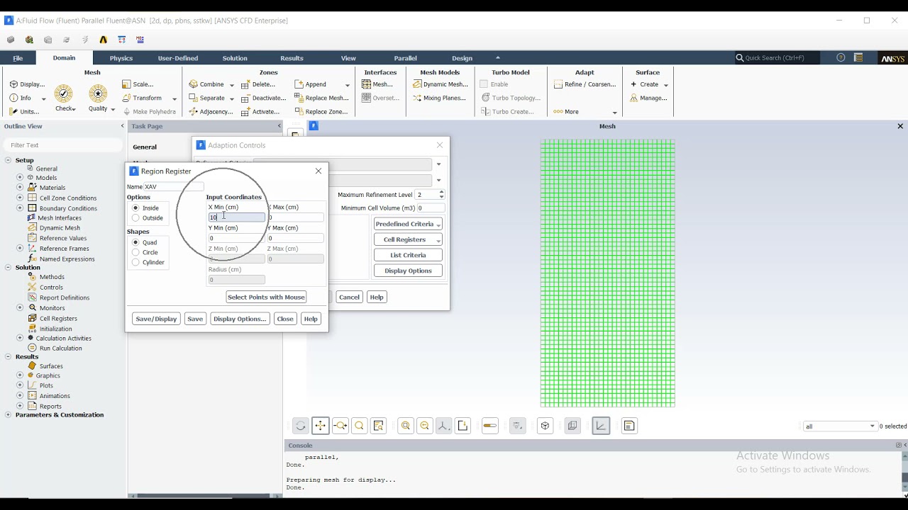 Separate Boundary Condition in Ansys Fluent