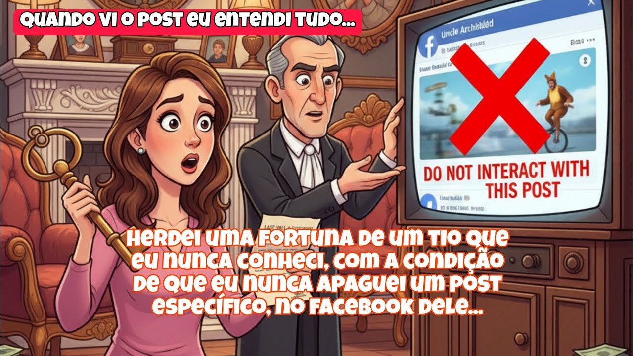 Herdei uma fortuna de um tio que eu nunca conheci, com a condição de que eu nunca apague um POST...