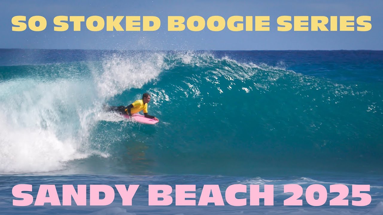 Sandy Beach &bull; So Stoked Boogie Series 2025 | Finals Day Raw Clips 🌊