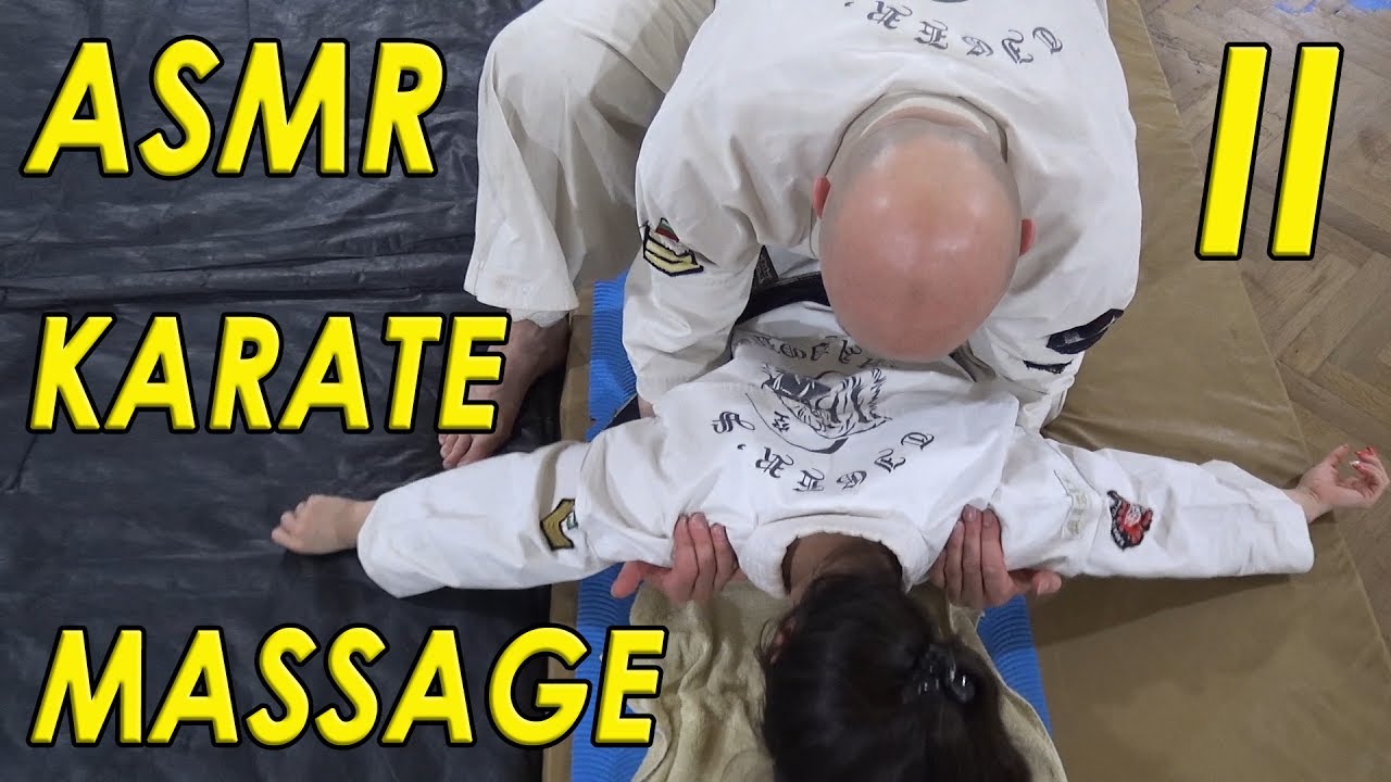 ASMR Karate Massage | Crinkling and Rustling Uniform Strong Sounds