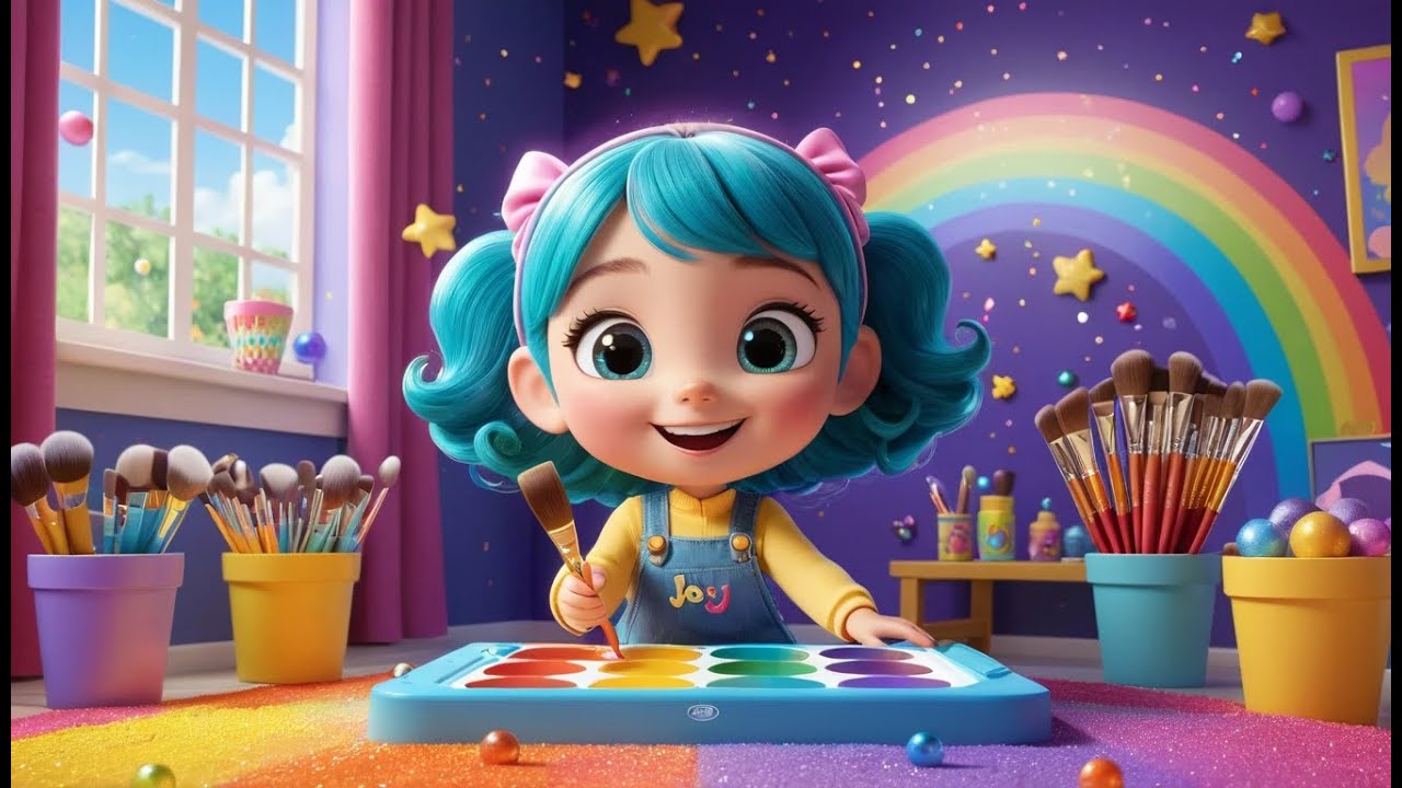 Bella&rsquo;s Magic Paint Party! | Color Song for Kids | Creative Learning Rhyme