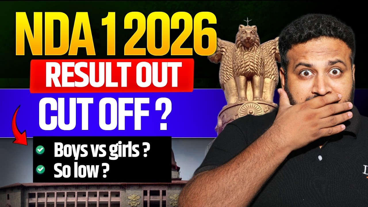 NDA 1 2026 Cut Off 😱 Boys vs Girls Cut Off  SHOCKINGLY LOW 🔥 Full NDA 1 Result Analysis 2026 - LWS