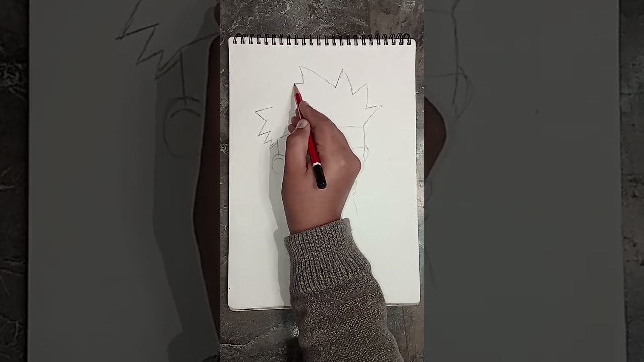 Gojo saturo (drawing) from jujutsu kaisen#cute gojo drawing