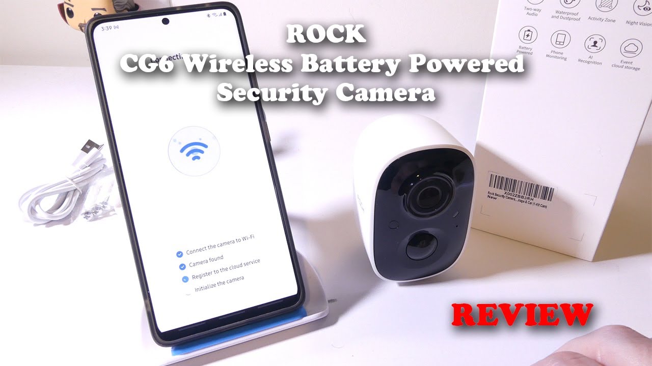 ROCK CG6 1080p Wireless Battery Powered Security Camera REVIEW