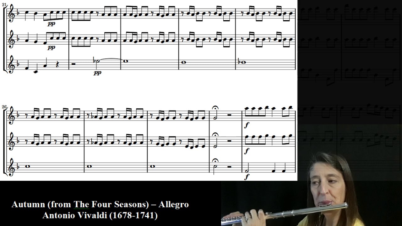 Vivaldi: Autumn Allegro (Play Along)
