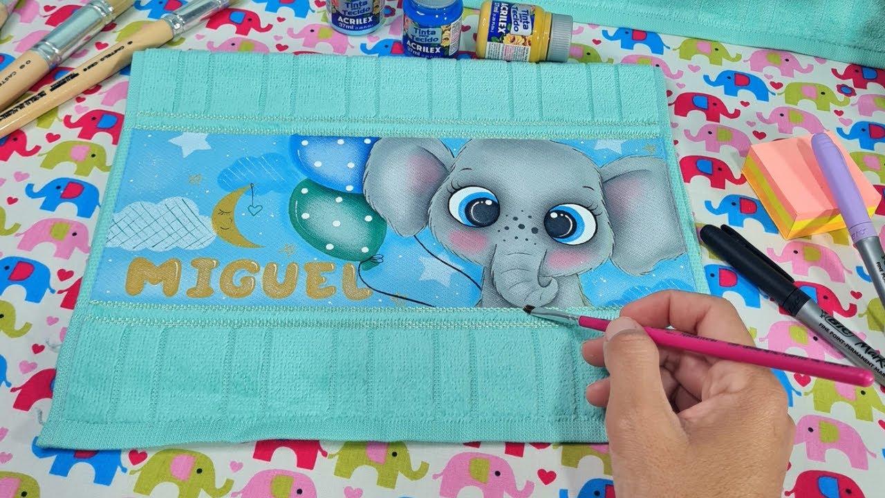#29 COMO PINTAR ELEFANTINHO BABY