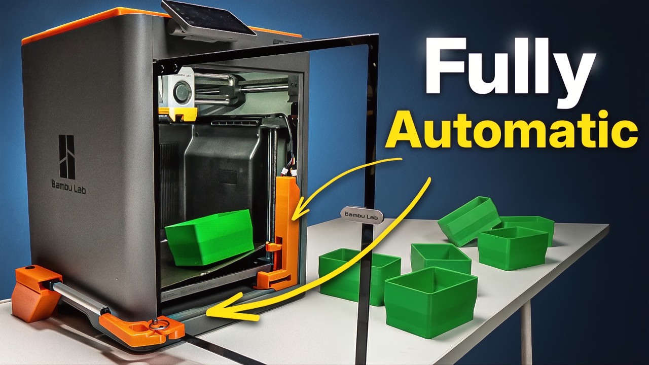 Full Automation for Bambu Lab P & X: Auto Door and Plate Bender - FarmLoop Stage 2