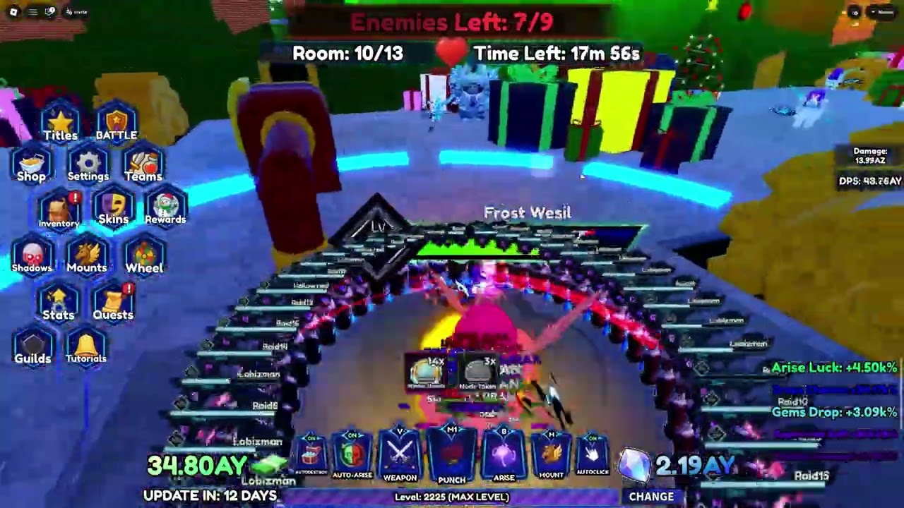ARISE CROSSOVER SANTA'S WORKSHOP HARD KEY RAID