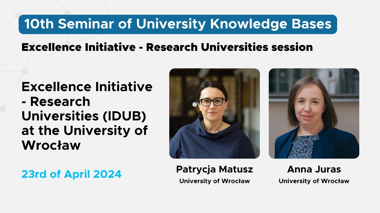 Excellence Initiative-Research Universities (IDUB) at the University of Wrocław, P. Matusz, A. Juras