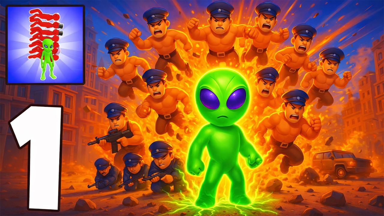 👽Alien Raid Monster Evolution Gameplay Walkthrough Part 1 – Invasion Begins! (Android, iOS)