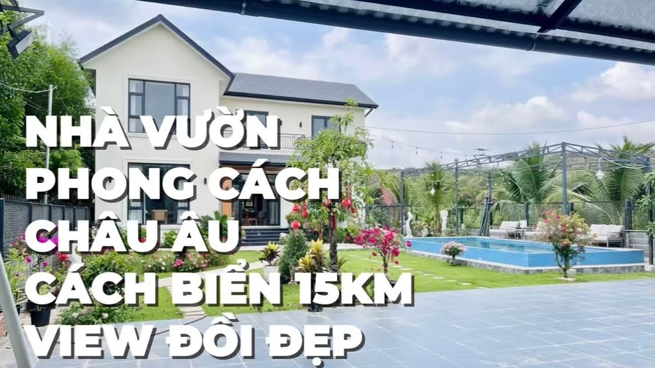 Nhà vườn nghỉ dưỡng thiết kế phong cách châu âu tuyệt đẹp ở BR-VT