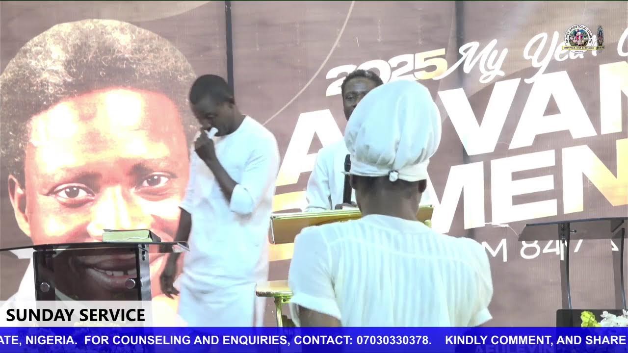 SUNDAY SEVICE // 18TH JAN; 2026.