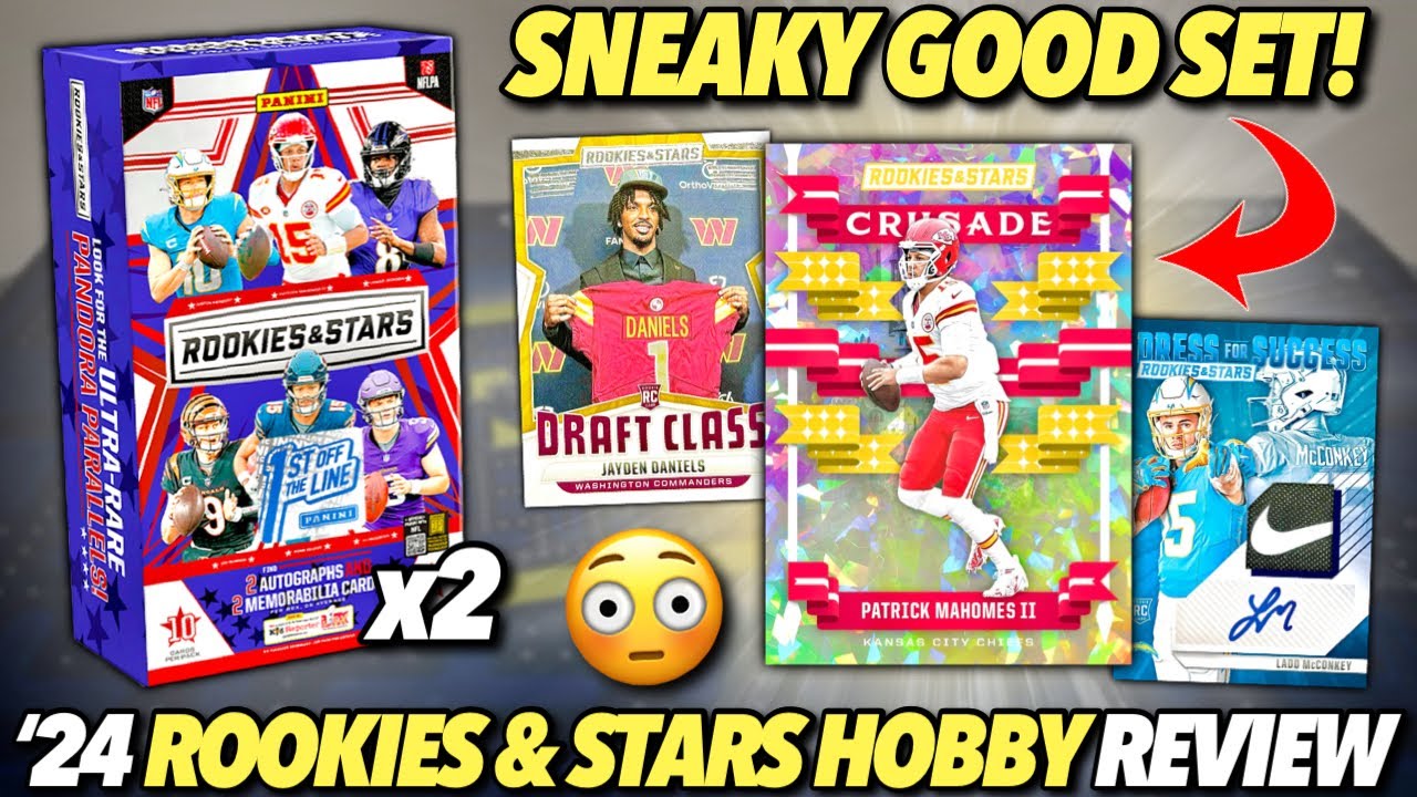 R&S CONTINUES TO IMPRESS (BIG HIT)! 😮🔥 2024 Panini Rookies & Stars Football FOTL Hobby Box Review x2