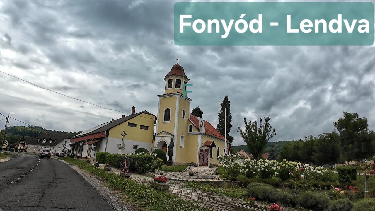 Fonyód, Hungary - Lendva, Slovenia via Balatonfenyves - Nagykanizsa - Becsehely - Letenye - Pince