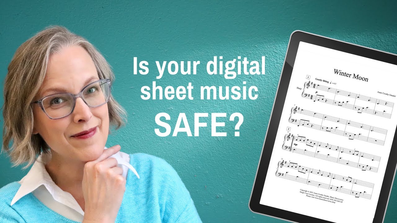 Keep your digital sheet music SAFE and ORGANIZED