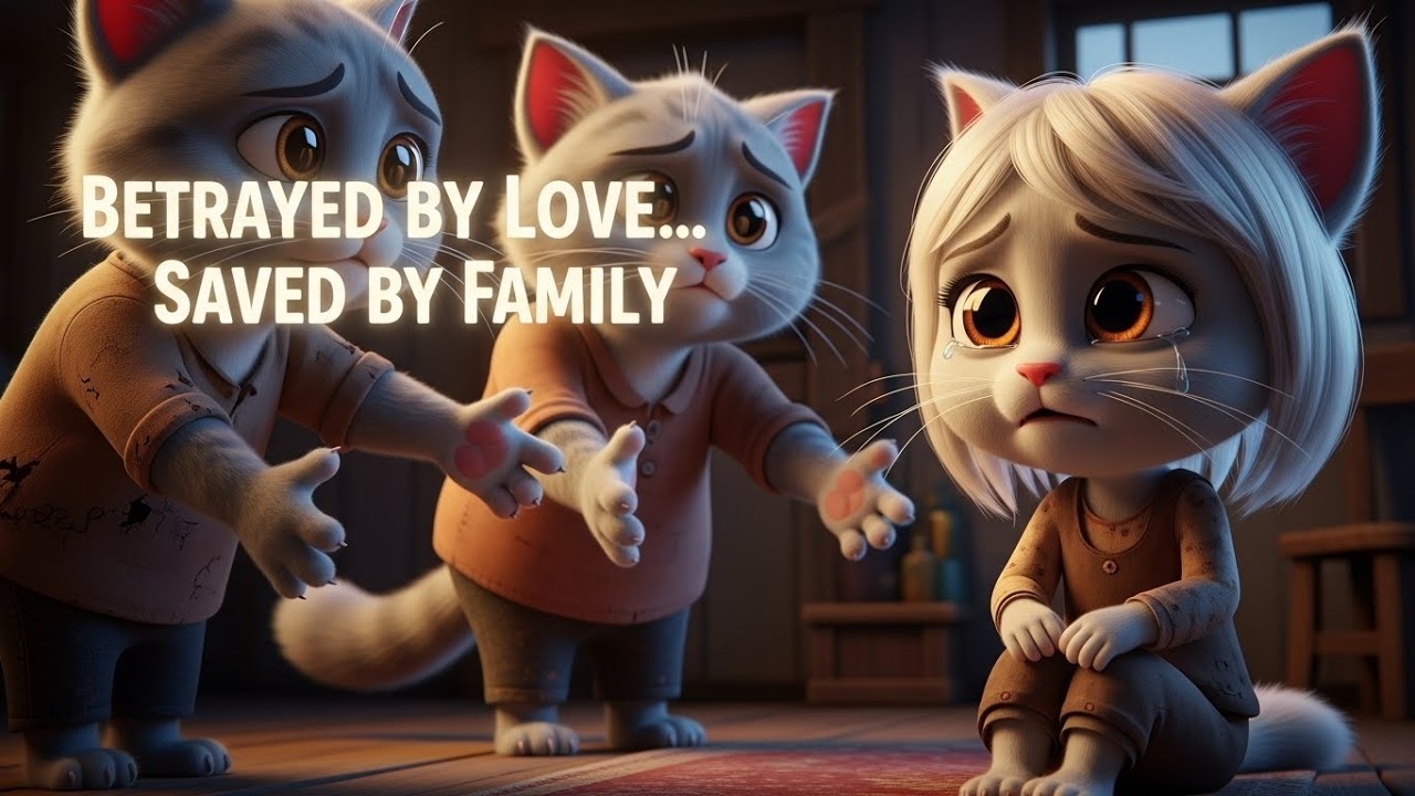 “She Trusted Love… But Family Saved Her | Emotional Cartoon Cat Story”#viral #cat #cartoon #views