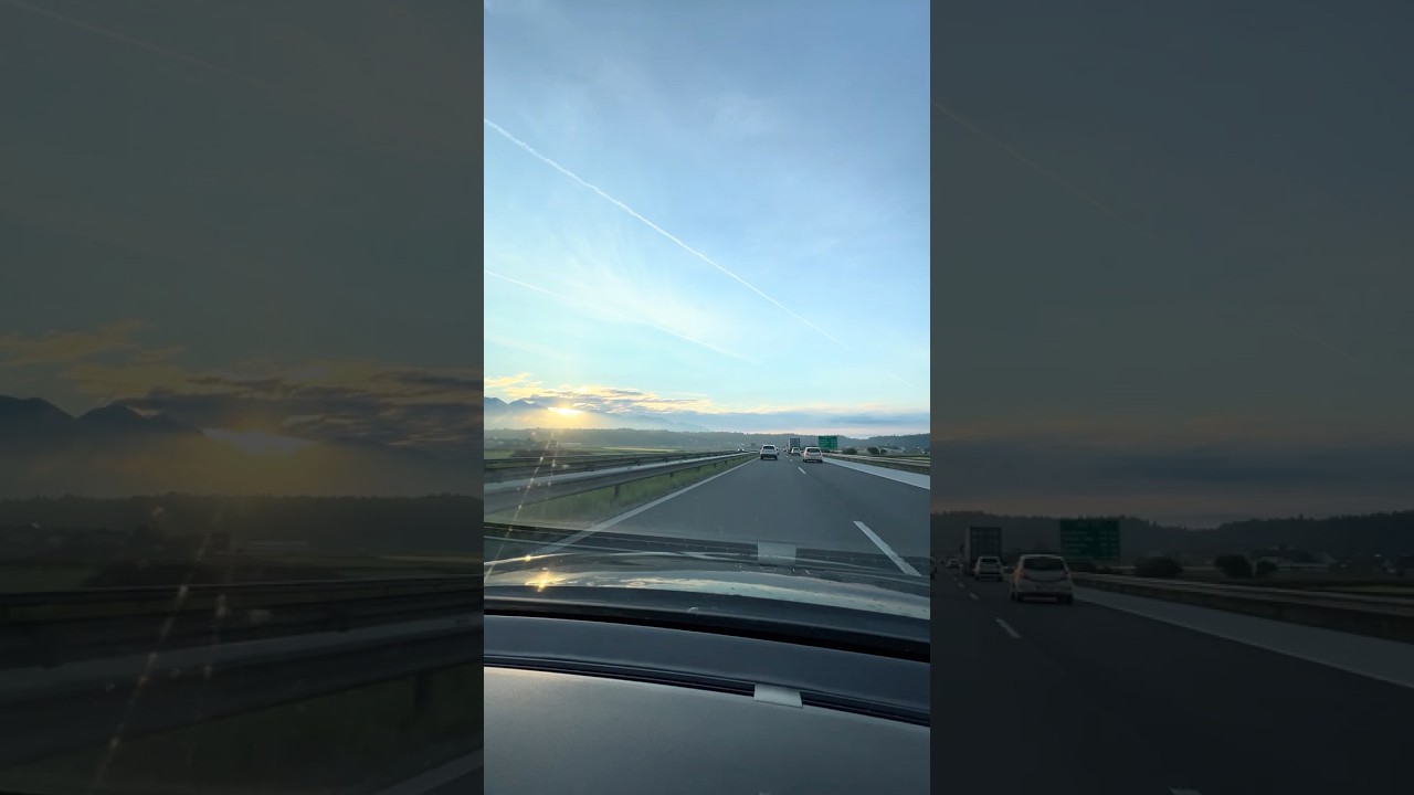 Roadtrip Sunrise in Slovenia #Shorts