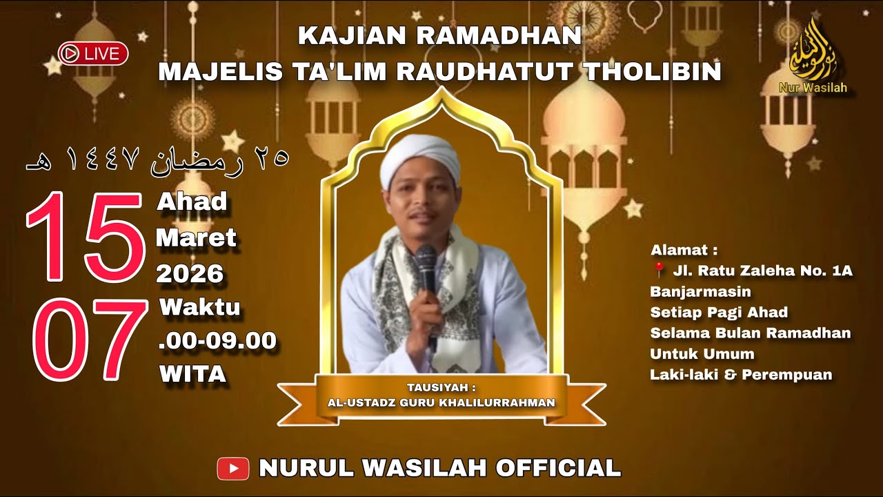 PEMBACAAN MAULID MAJELIS TA'LIM RAUDHATOT THOLIBIN