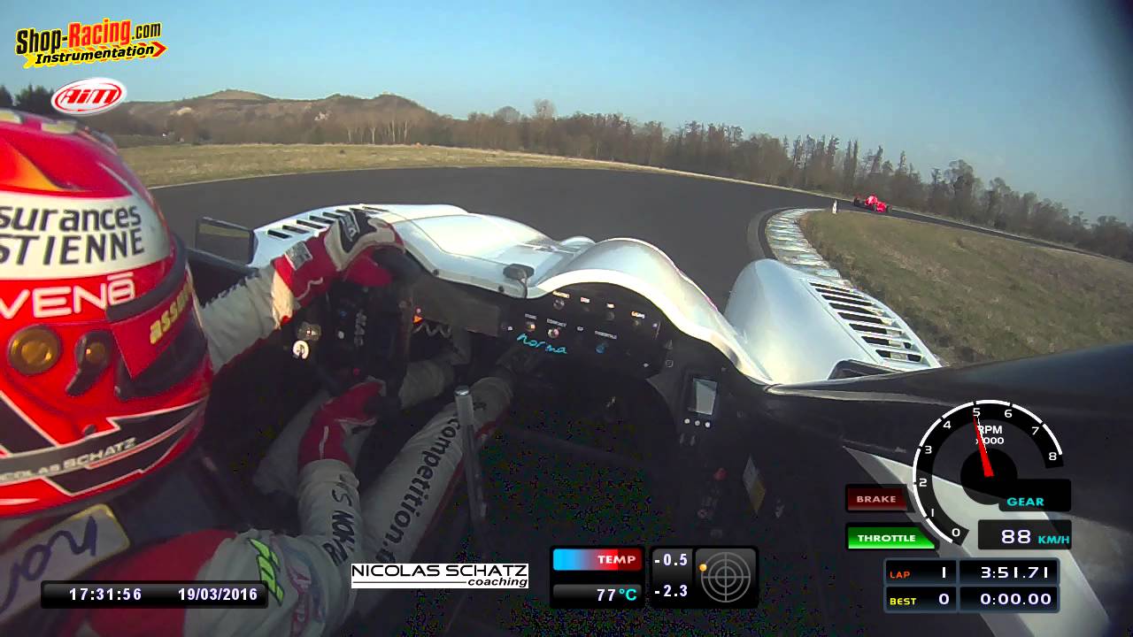 Nicolas SCHATZ Norma M20 FC BMW V8 Salon des sports Mecaniques Issoire 2016