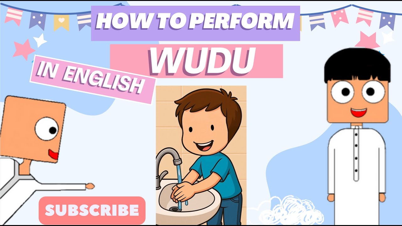 Learn how to perform wudu for kids with ✨Dana and Omar✨