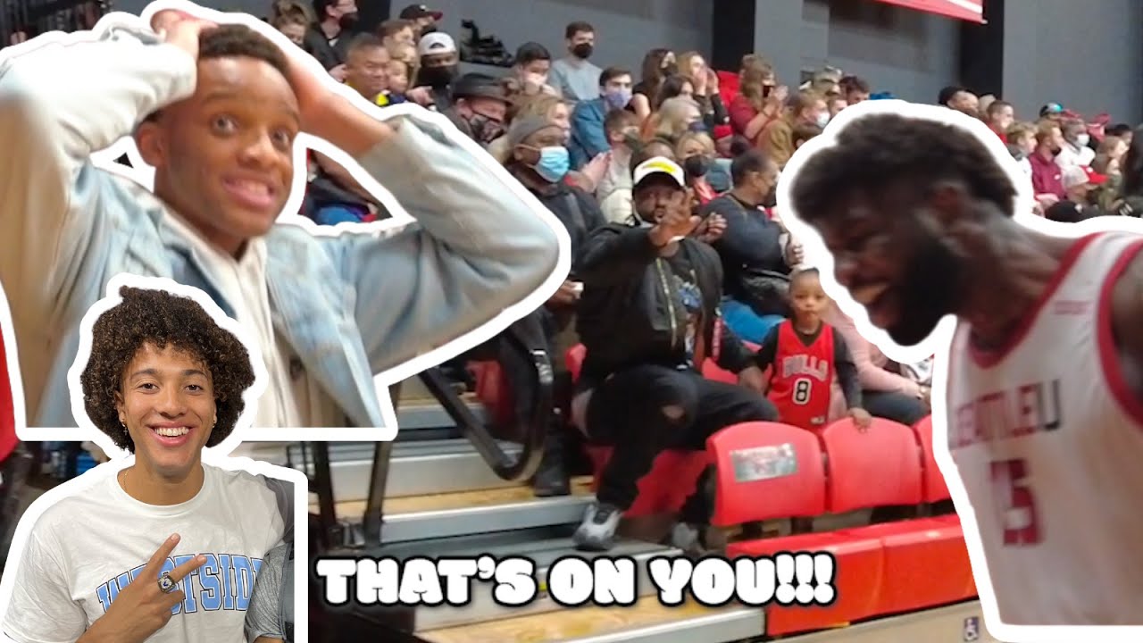 COLLEGE BASKETBALL GAME WAS HEATED!!! HECKLER INSTANTLY SILENCED!!