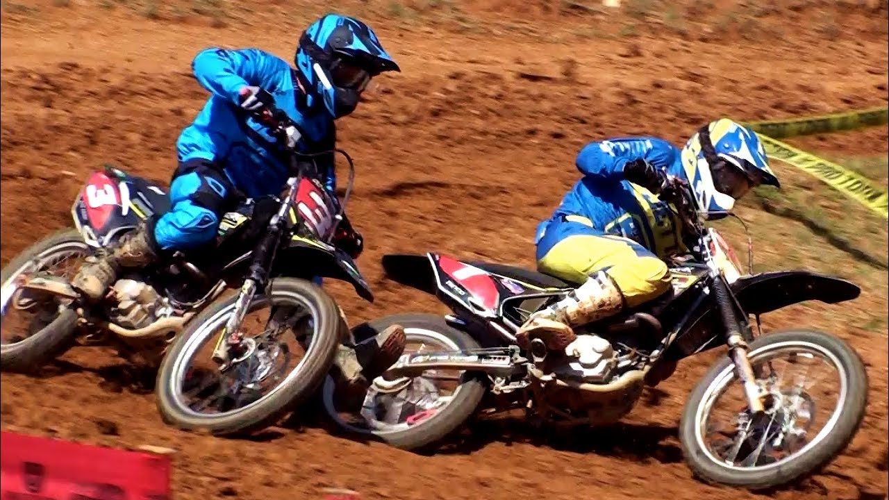 Disputa insana no Brasileiro de Velocross - Pega do inicio ao fim pela Nacional 230cc