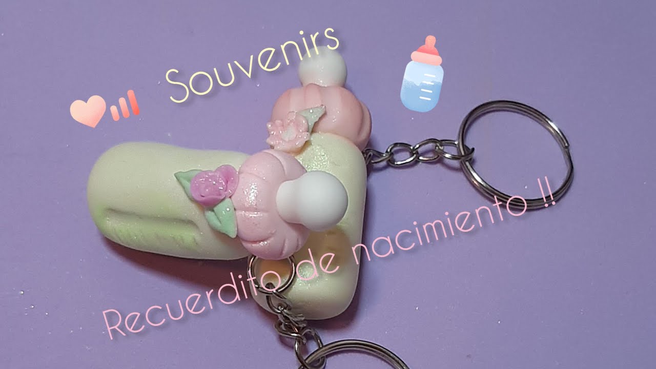 Souvenirs para Nacimiento en porcelana fria !! 🍼